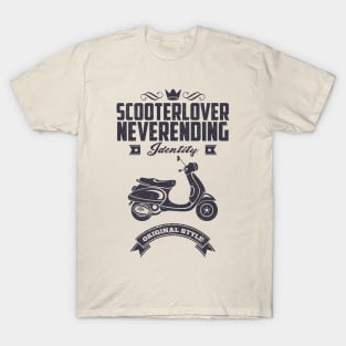 Scooter Lover Never Ending Identity T-Shirt